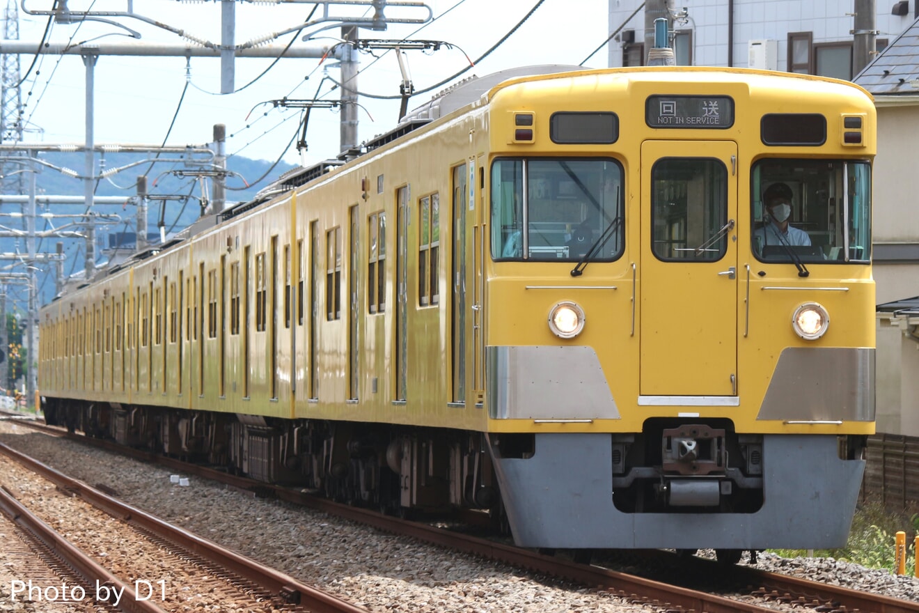 【西武】2000系2033F 横瀬へ廃車回送の拡大写真