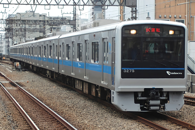 【小田急】3000形3275×6(3275F)試運転を本厚木駅で撮影した写真