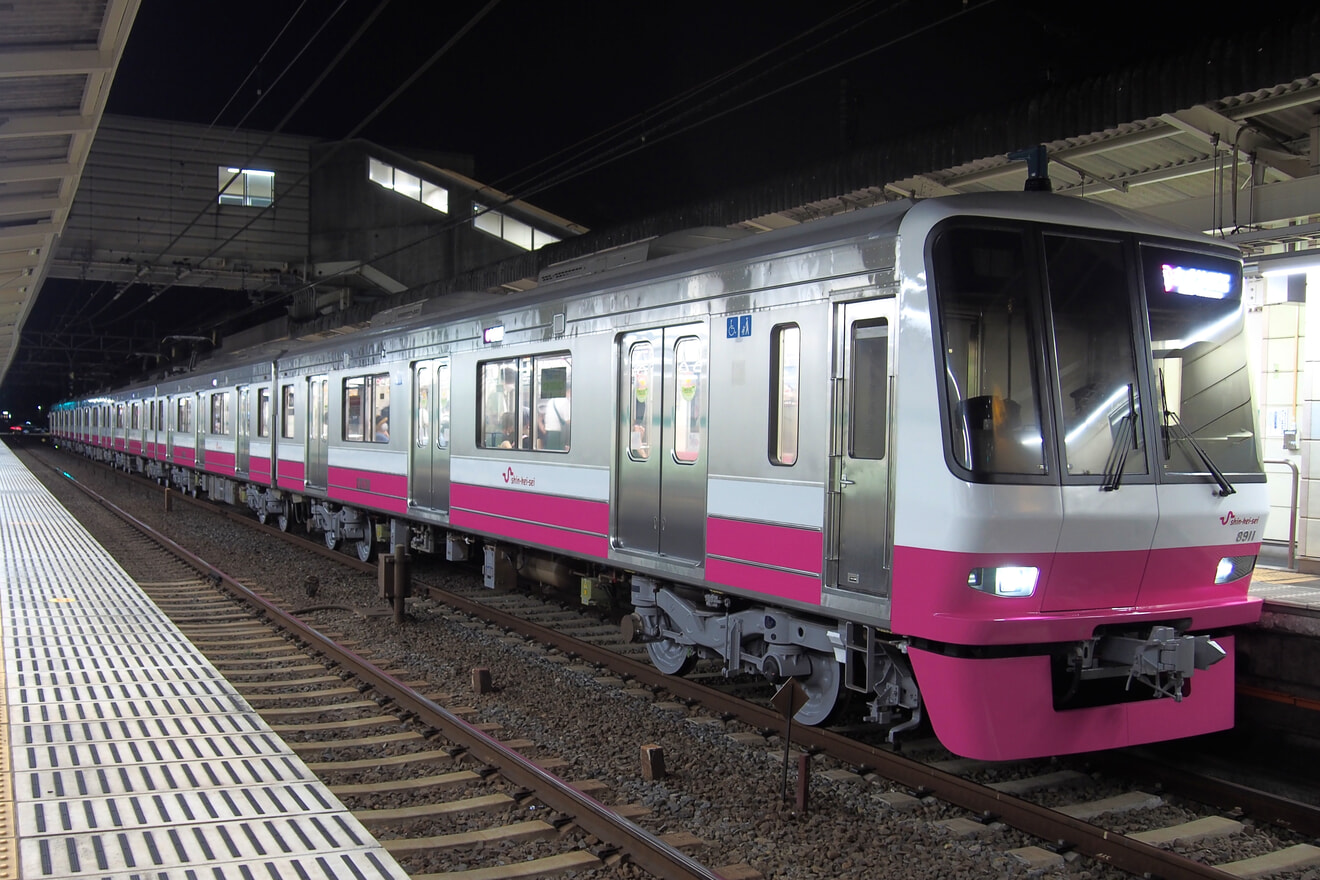 【新京成】8900形8918編成営業運転復帰により営業運転車の列車無線デジタル化完了の拡大写真