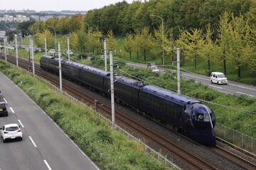 【南海】50000系50505F「ラピート」が泉北高速鉄道光明池車庫から回送