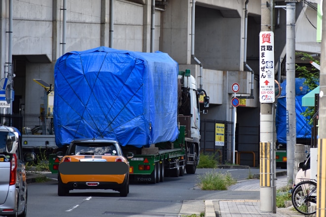 【京阪】2600系2615号車寝屋川車庫から陸送を不明で撮影した写真
