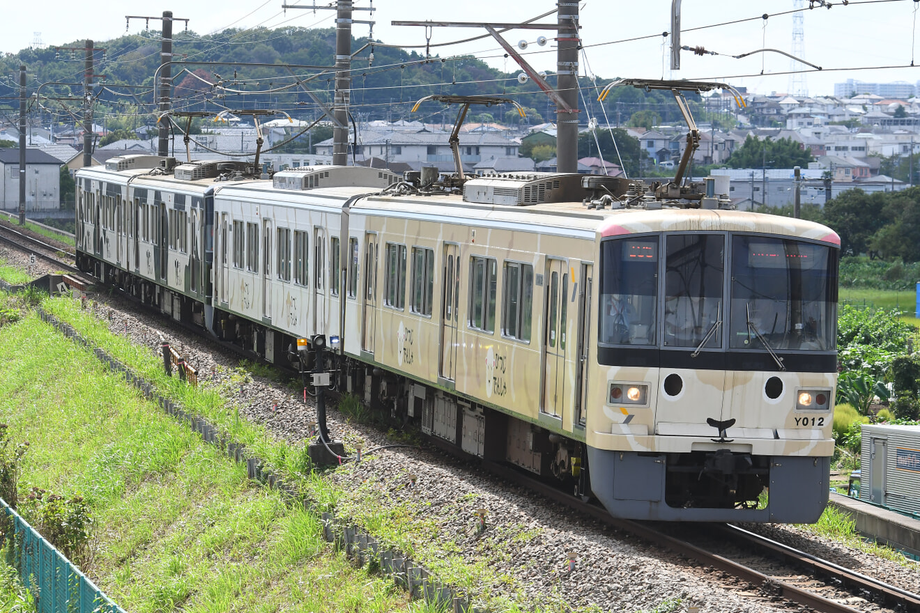 【横高】Y000系 うしでんしゃ+ひつじでんしゃ 試運転の拡大写真