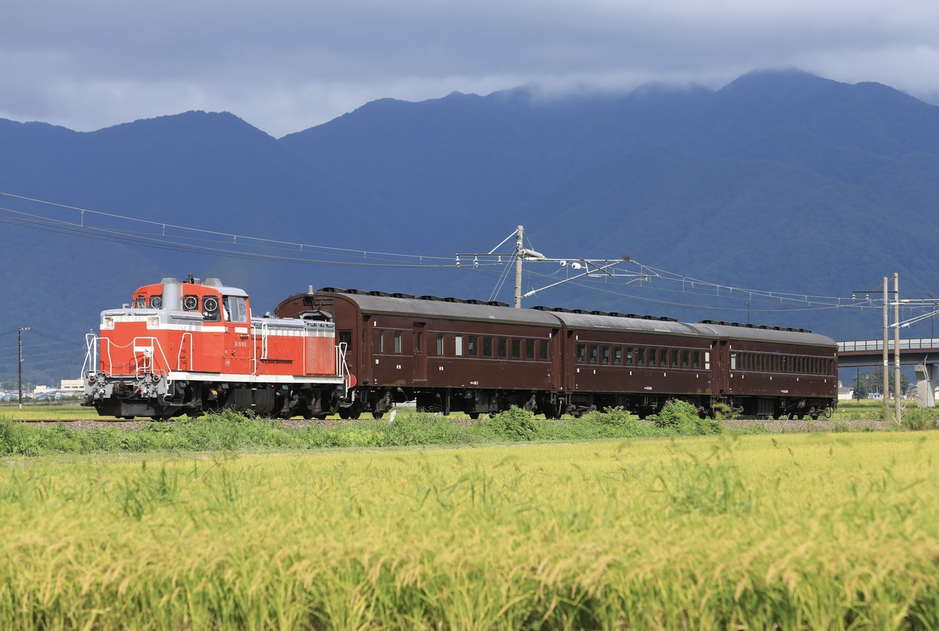 【JR東】旧型客車3両が会津若松へ回送の拡大写真