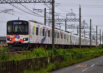 【東武】50090型51092F 「池袋・川越アートトレイン」運行終了
