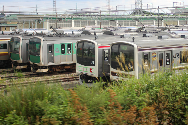 【JR東】小山車両センターにて205系へ京葉線色への変更作業が確認