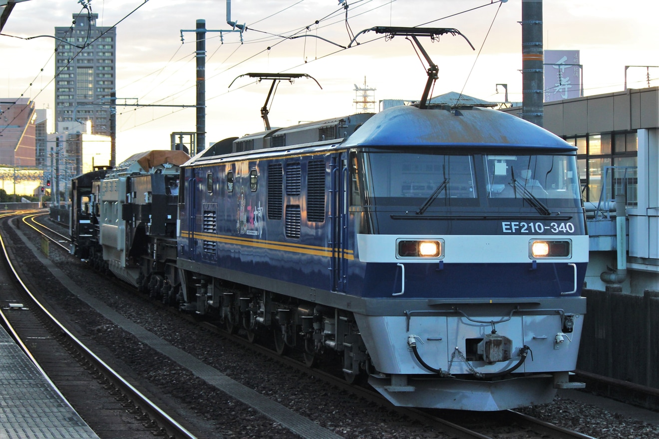 【JR貨】シキ801 B1を使用した変圧器輸送列車の拡大写真