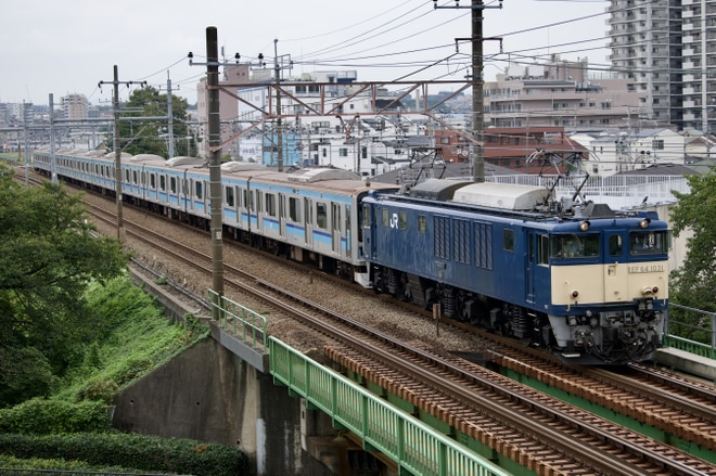 【JR東】E231系ミツK3編成 配給輸送を日野～立川間で撮影した写真