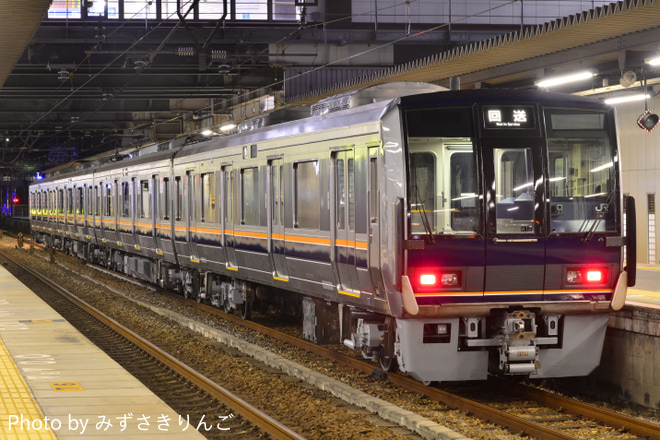 【JR西】207系H12編成 網干総合車両所本所出場を土山駅で撮影した写真