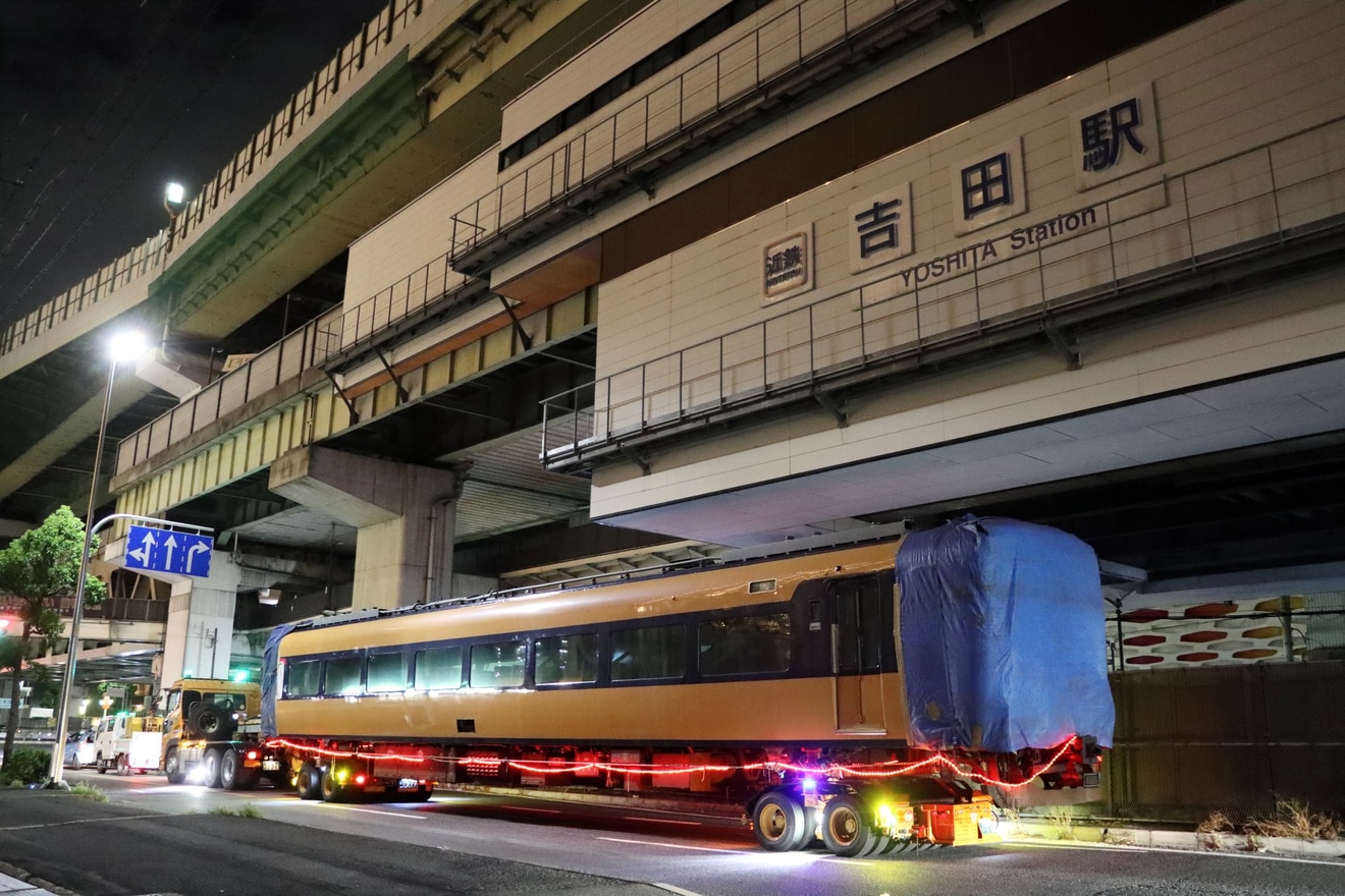 【近鉄】12200系NS51「スナックカー」廃車陸送の拡大写真