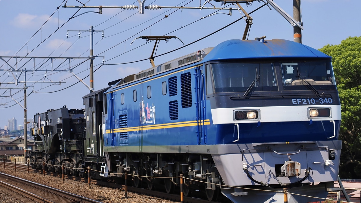 シキ801+DD200 9881レ DD200 21+ヨ8629+シキ801 B2 - YouTube