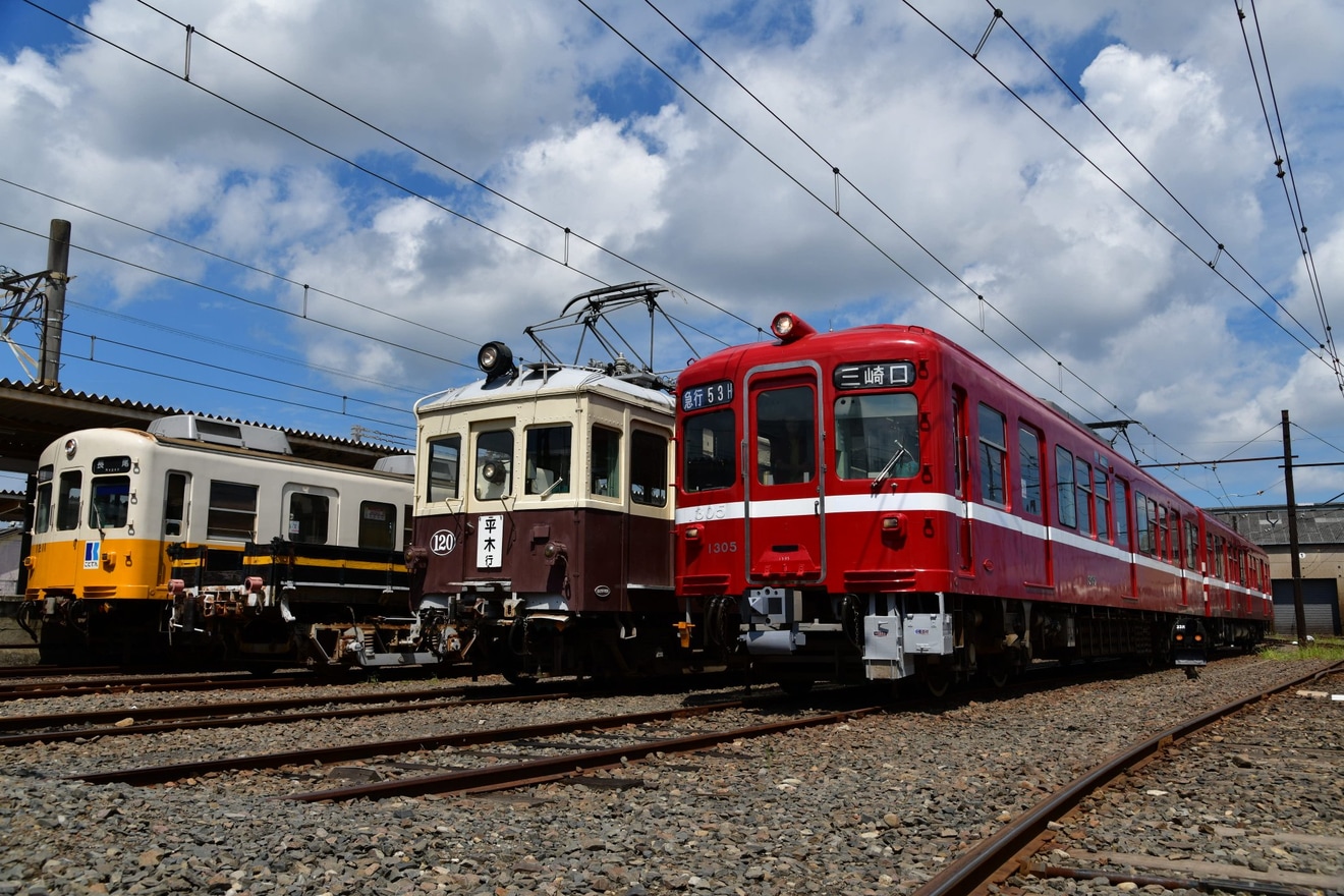 【ことでん】追憶の赤い電車とレトロ電車の撮影会の拡大写真