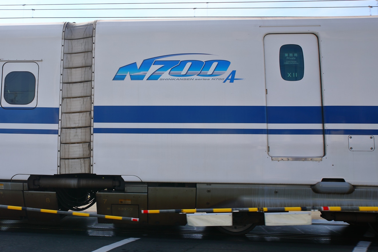 【JR海】N700A(スモールA)X11編成が浜松工場へ廃車回送の拡大写真