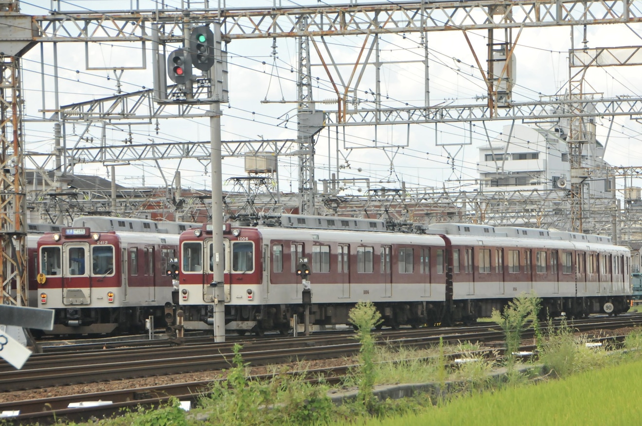 【近鉄】1000系T06が高安検車区への拡大写真