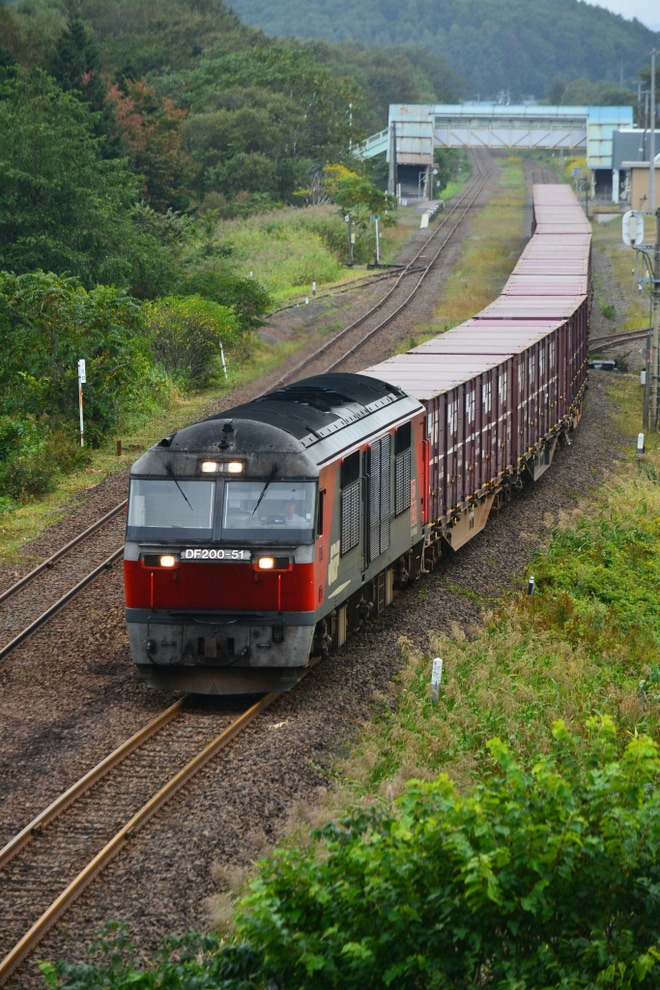 【JR貨】「馬鈴薯輸送専用列車」が運転開始を早来で撮影した写真