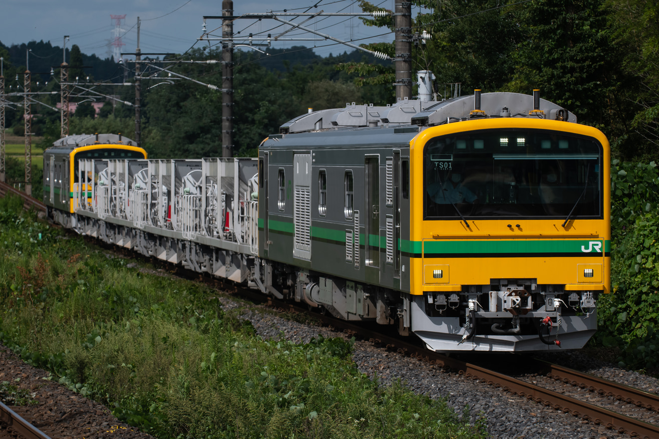 【JR東】GV-E197系TS01編成宇都宮線で試運転の拡大写真