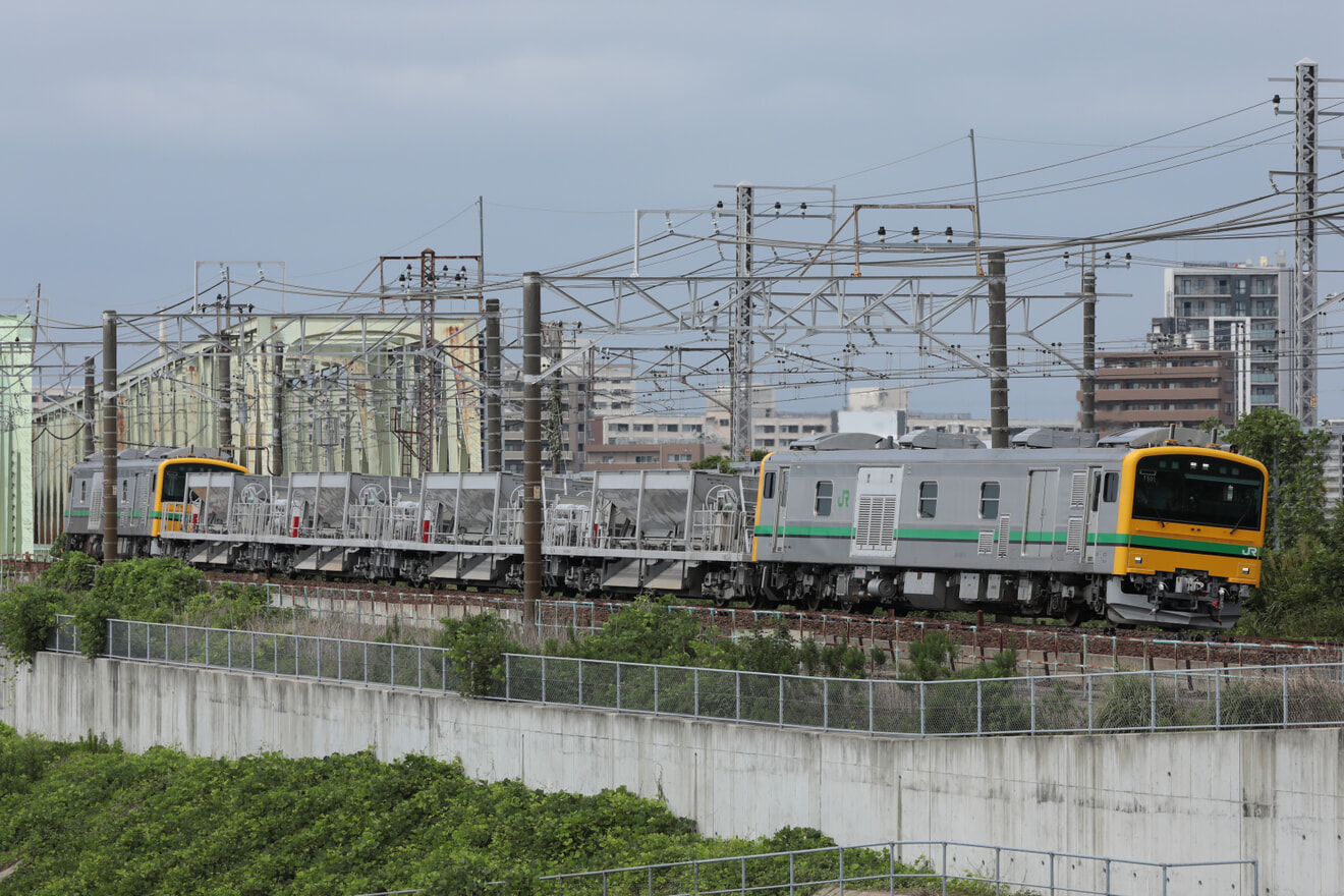 【JR東】GV-E197系TS-01編成 常磐線内試運転の拡大写真