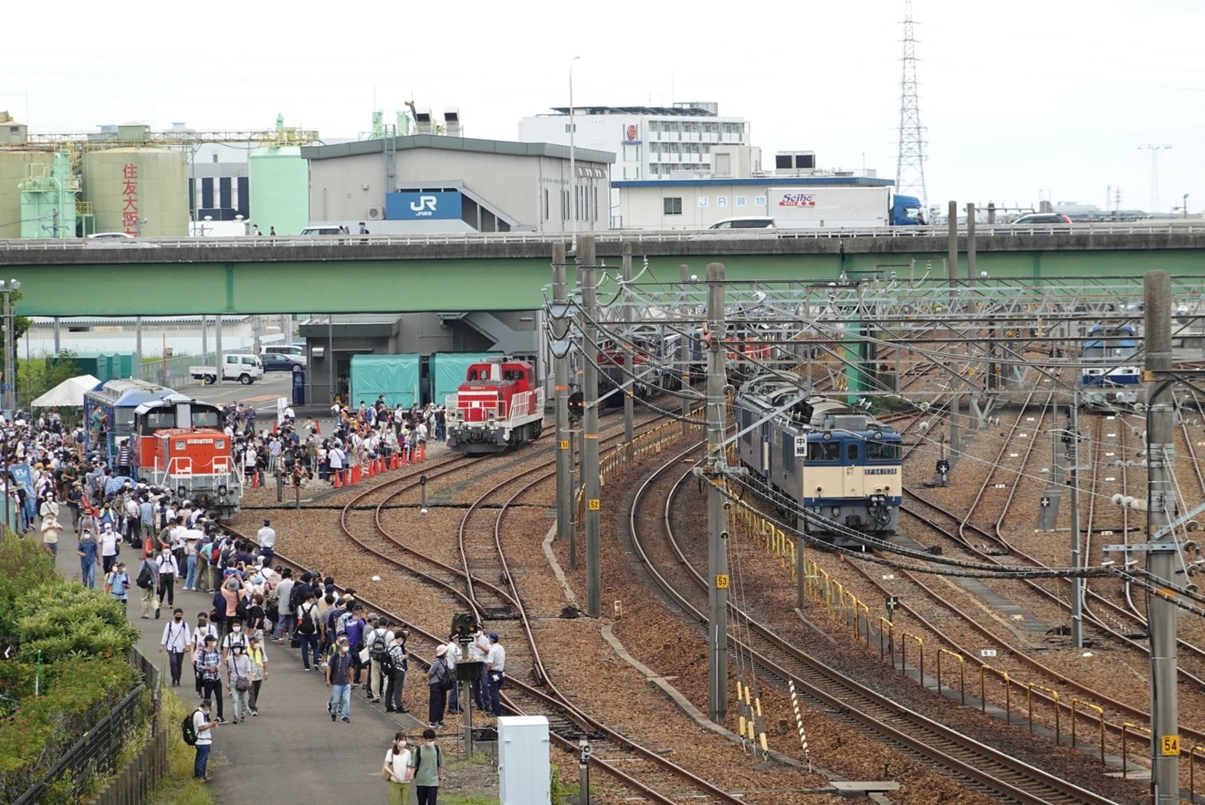 【JR貨】「さわやかウォーキング」の鉄道満喫コースで「JR貨物稲沢駅公開イベント」開催の拡大写真