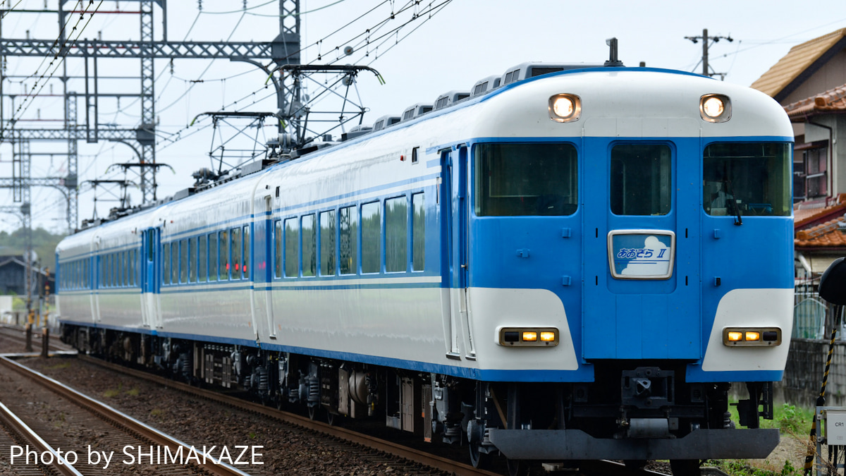 近鉄】15200系 PN08+PN09 あおぞらII使用の団体臨時列車(20220917 