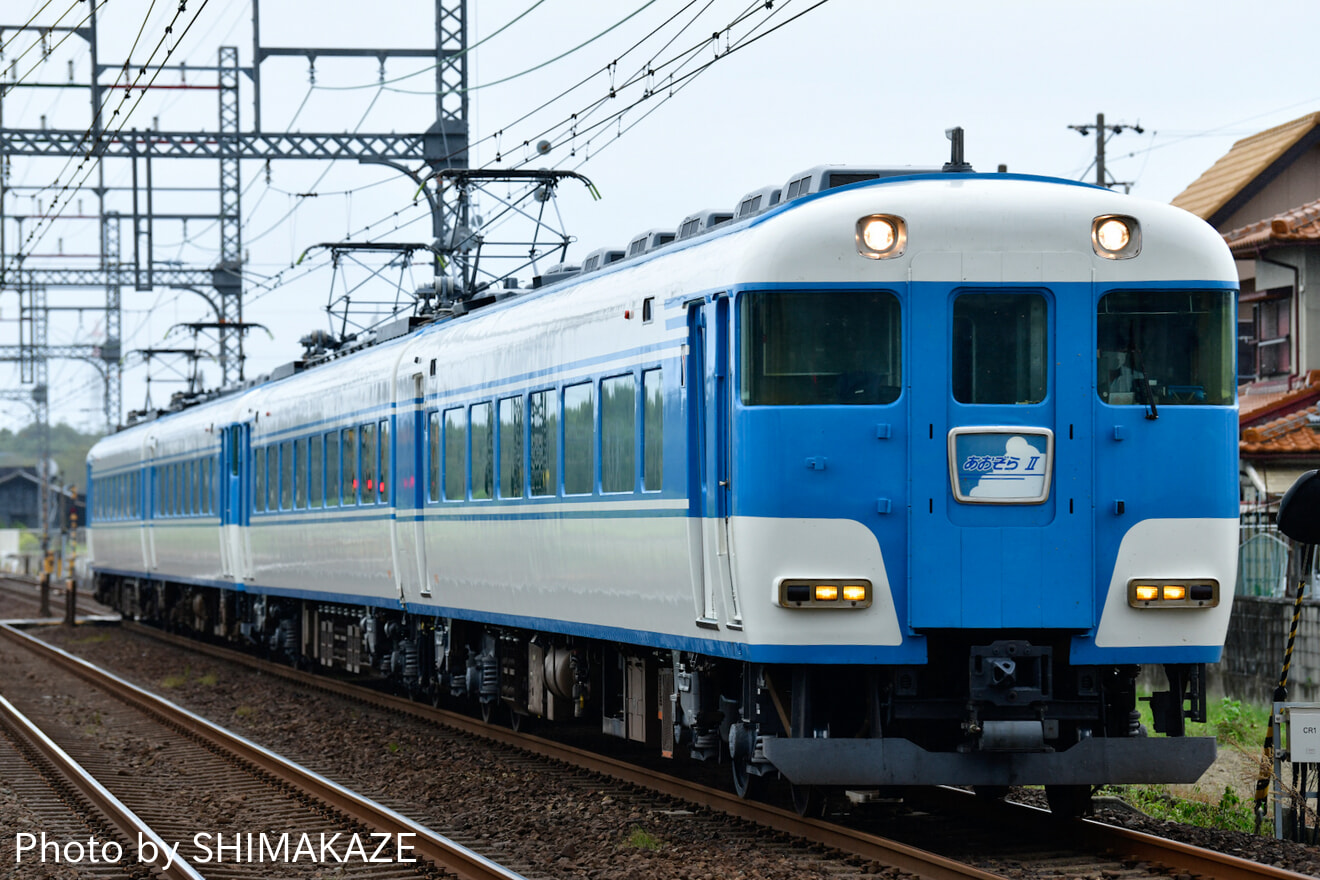【近鉄】15200系 PN08+PN09 あおぞらII使用の団体臨時列車(20220917)の拡大写真