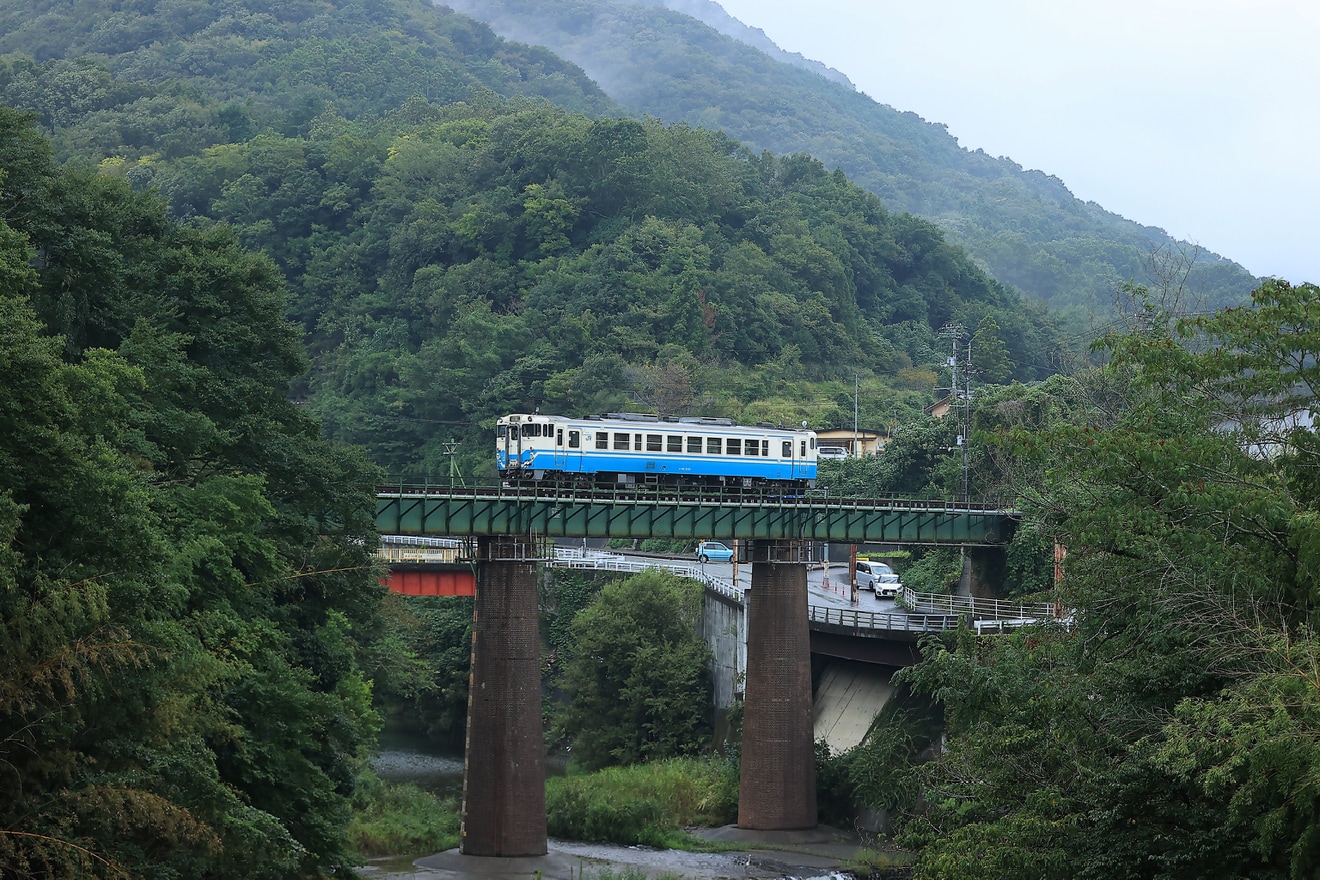 【JR四】キハ40-2145を使用した団体臨時列車が徳島線で運転の拡大写真