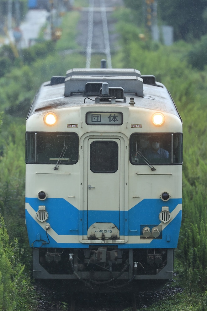 【JR四】キハ40-2145を使用した団体臨時列車が徳島線で運転