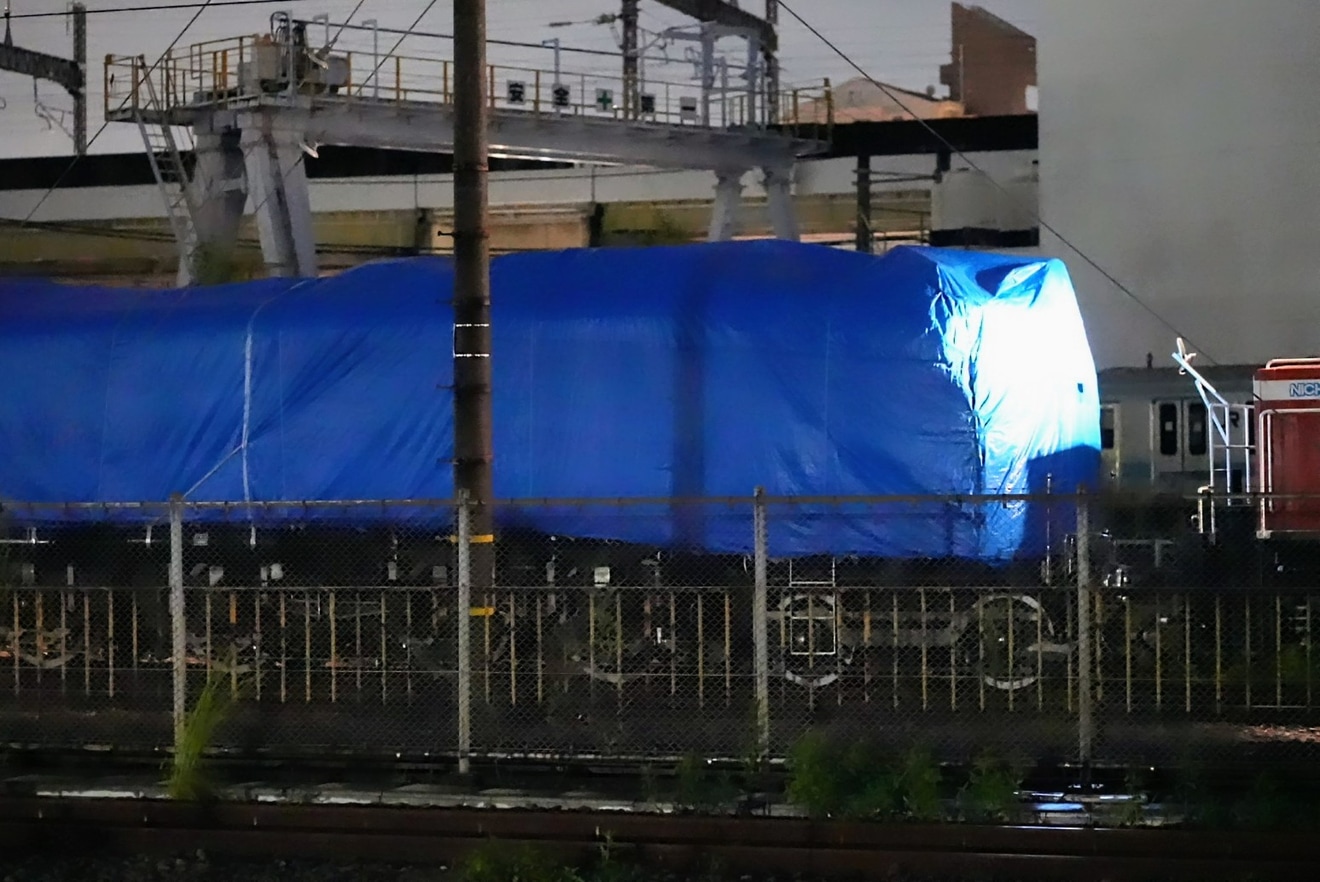 【JR東】EF58-61が大宮総合車両センターから鉄道博物館への拡大写真