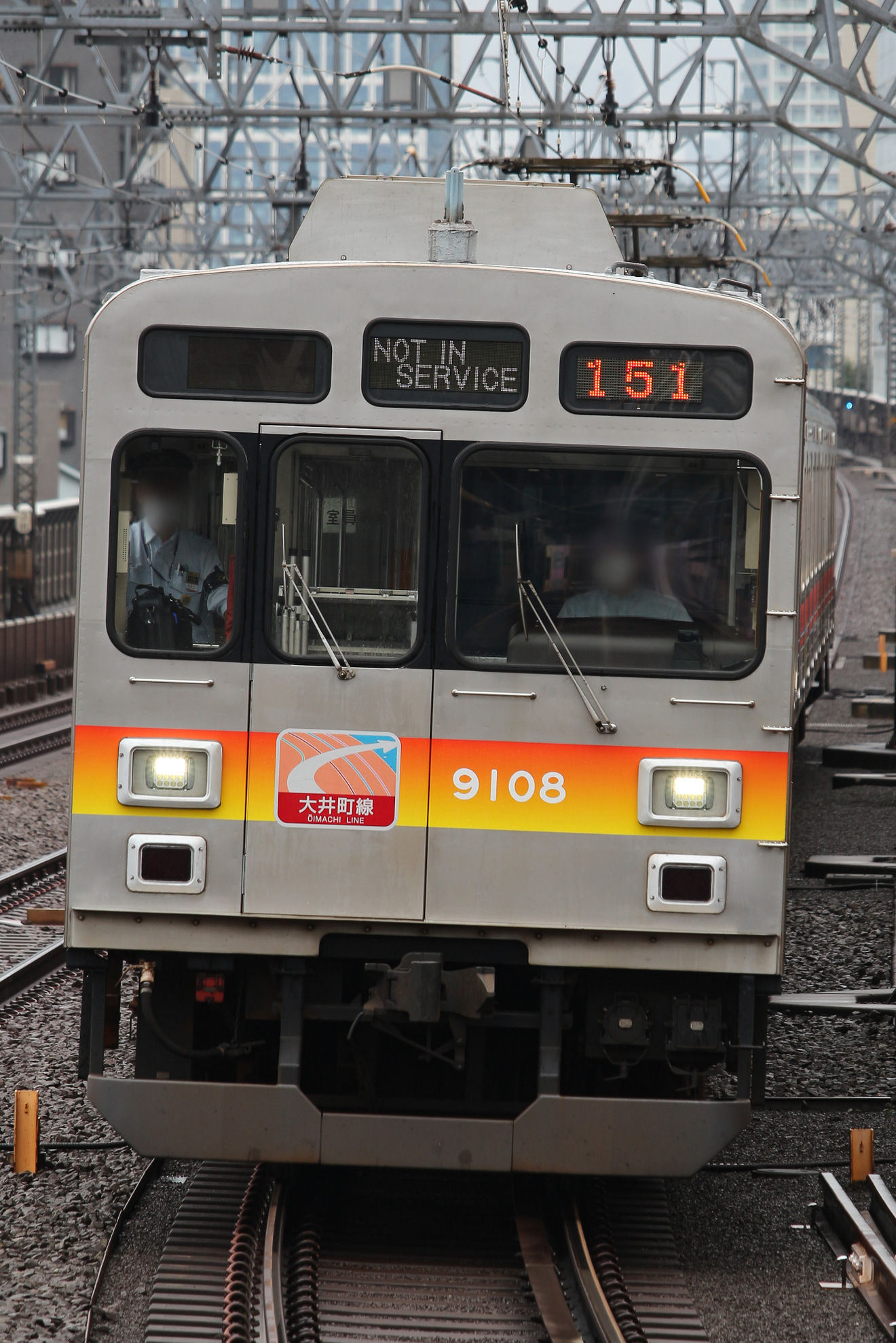 【東急】9000系9008F長津田検車区へ故障に伴い臨時回送の拡大写真