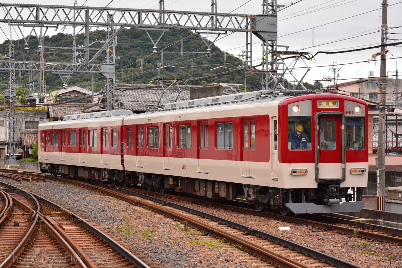 【近鉄】6400系Mi13南大阪線で出場試運転の拡大写真