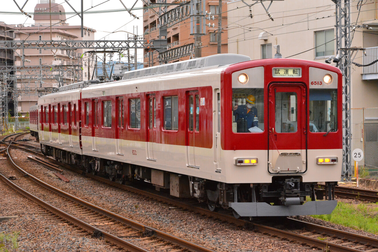 【近鉄】6400系Mi13南大阪線で出場試運転の拡大写真