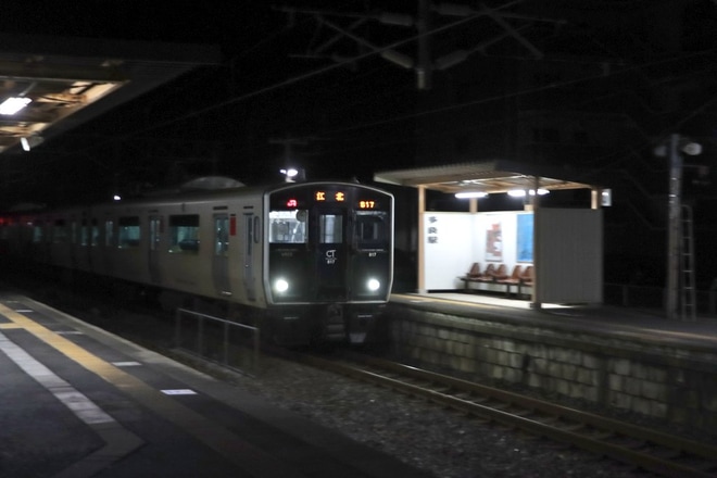 【JR九】長崎本線長崎〜肥前浜間最後の自走による電車通過
