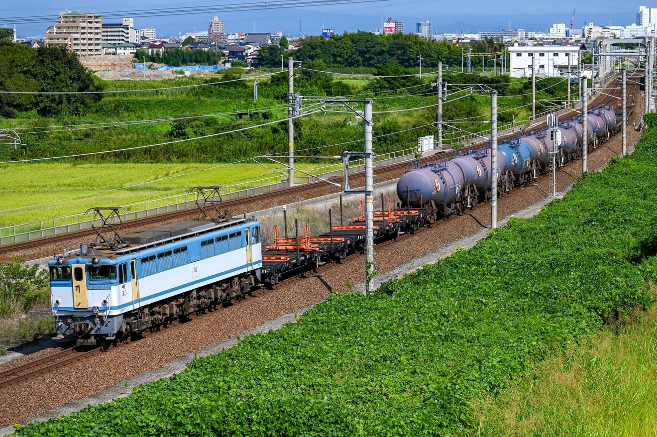 【JR貨】タキ43000の廃車回送も兼ねた9863レの拡大写真