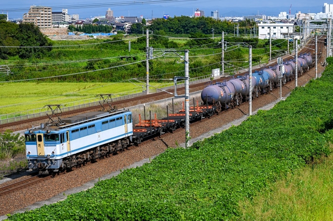 【JR貨】タキ43000の廃車回送も兼ねた9863レ