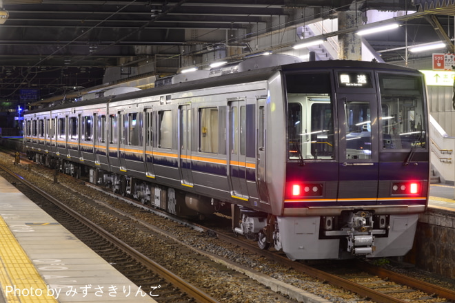 【JR西】207系S3編成 網干総合車両所本所出場を土山駅で撮影した写真