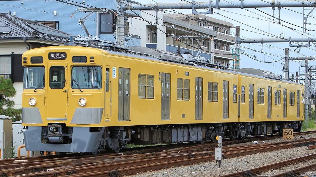 西武】2000系2419F武蔵丘車両検修場出場試運転 |2nd-train鉄道
