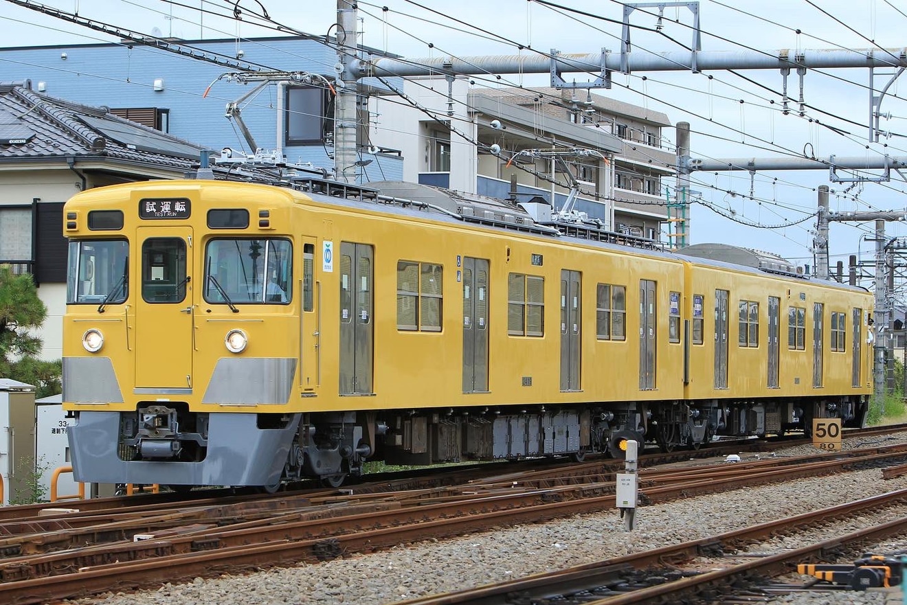 【西武】2000系2419F武蔵丘車両検修場出場試運転の拡大写真