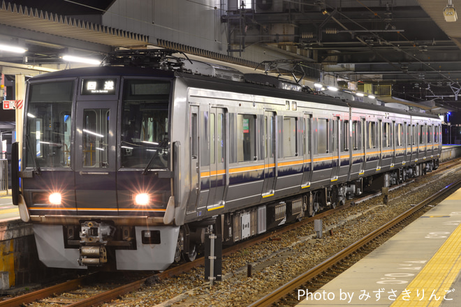 【JR西】207系S3編成 網干総合車両所本所出場を土山駅で撮影した写真