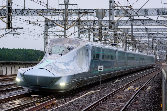 【JR東】E956形 S13編成「ALFA-X」が日中時間帯に大宮まで試運転を那須塩原駅で撮影した写真