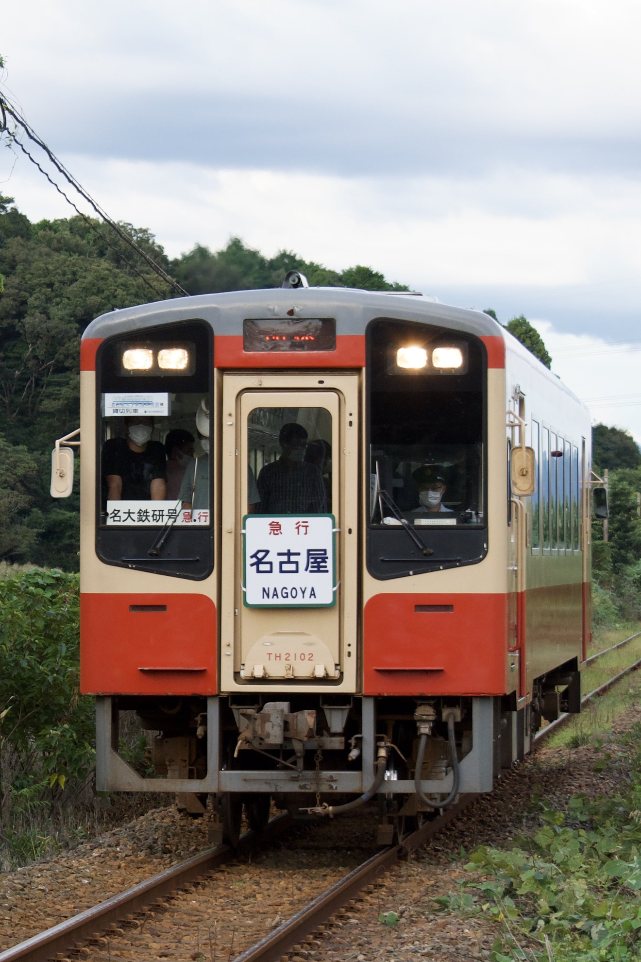 【浜名湖】TH2100形TH2102号を使用した団体臨時列車の拡大写真