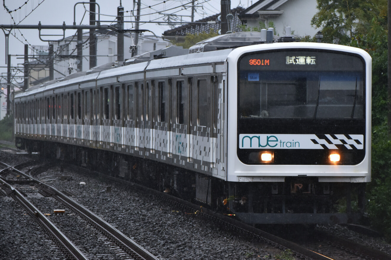 【JR東】209系「Mue-Train」 宇都宮線試運転の拡大写真