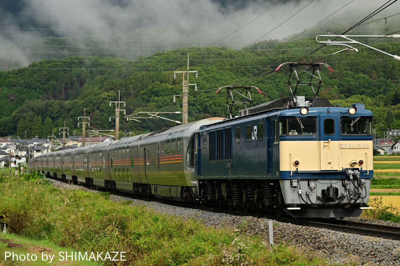 2nd-train 【JR東】EF64-1053牽引長野行きカシオペア紀行運転(20221008 