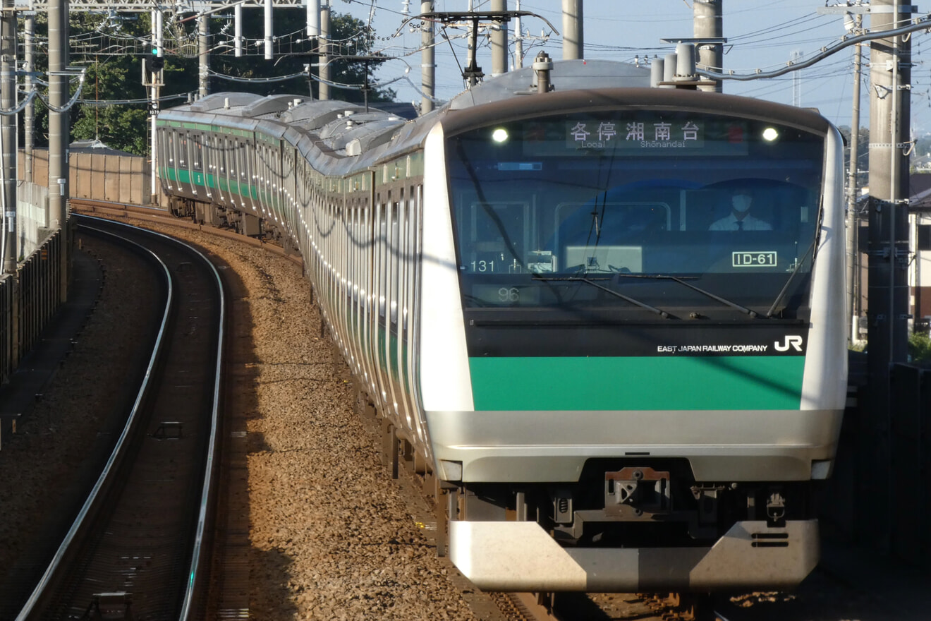 【JR東】E233系7000番台ハエ131編成が相鉄いずみ野線への拡大写真