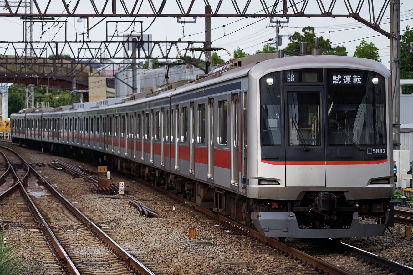 【東急】5080系5182F8連化され性能確認試運転の拡大写真