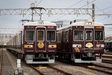 【阪急】「京とれいん雅洛」貸切特別ルートで行く正雀車庫特別見学と雅な嵐山の旅」撮影会パート