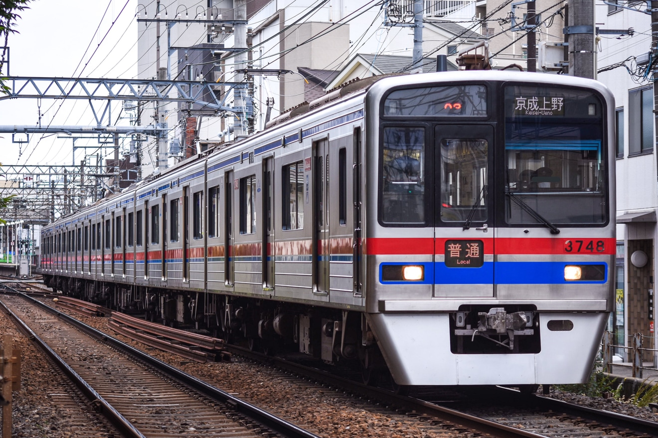 【京成】3700形から下枠交差パンタグラフ搭載車両が消滅の拡大写真