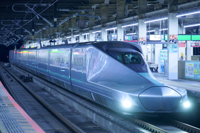 【JR東】E956形S13編成夜間試運転を大宮駅で撮影した写真