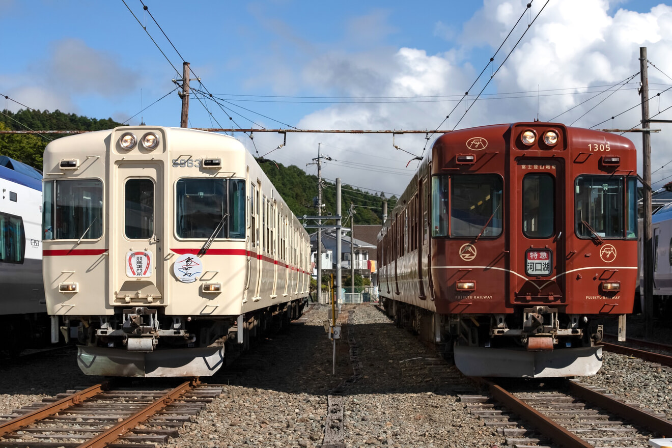 【富士山麓】1000形1001F(京王リバイバル塗装)を使用した団体臨時列車の運転と撮影会の拡大写真