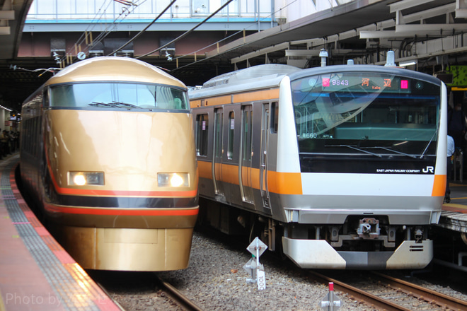 【JR東】青梅駅線路切換工事に伴う行先変更を立川駅で撮影した写真