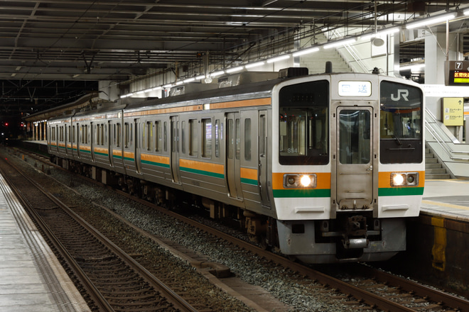 【JR海】211系SS4編成名古屋工場入場回送を豊橋駅で撮影した写真