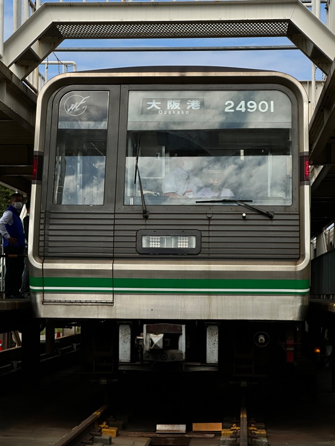 【大阪メトロ】「車両基地見学・秘密のトンネル体験」ツアーが催行を不明で撮影した写真
