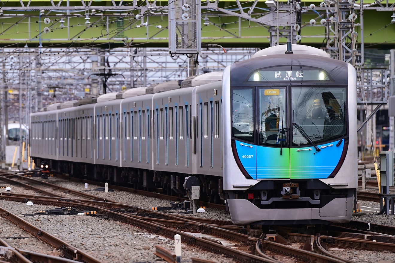 【西武】休車中だった40000系40157F西武池袋線で試運転の拡大写真